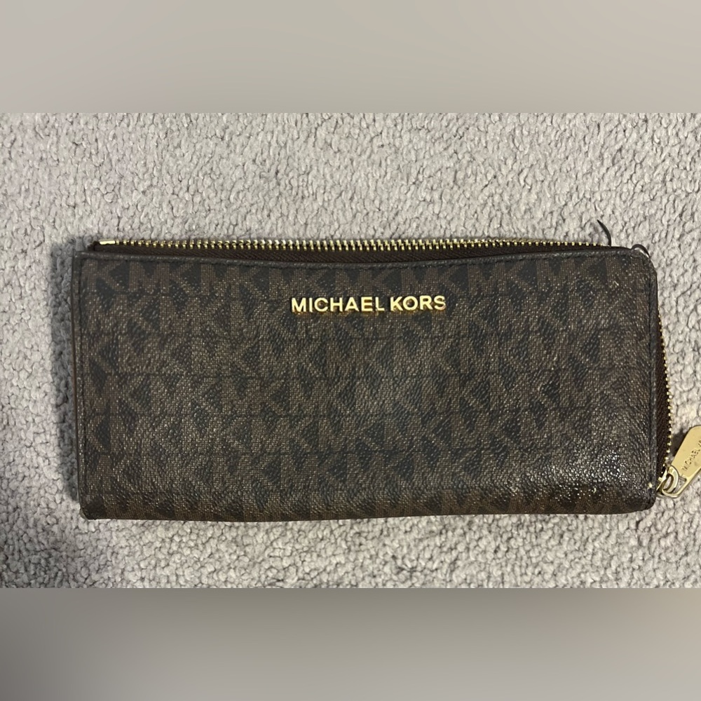 Michael Kors brown wallet